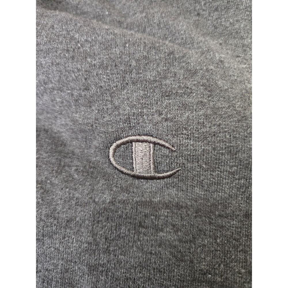 Vintage Champion Full Zip Hoodie, Fleece Lined, Grey, Size 2X - Picture 9 of 11